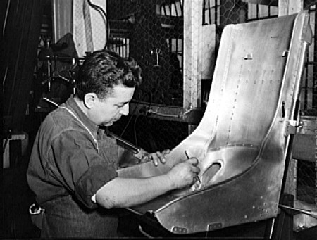 Assembling a WW2 Bomber Seat 